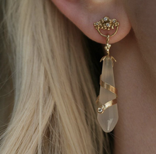 Load image into Gallery viewer, Calling Sophia White Moonstone Earrings