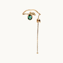 Load image into Gallery viewer, Elver Earring Green Tourmaline