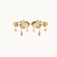 Load image into Gallery viewer, Gingko Dangle Earrings
