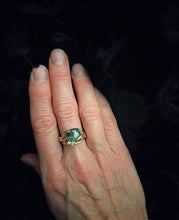 Load image into Gallery viewer, Floating Indigolite Ring