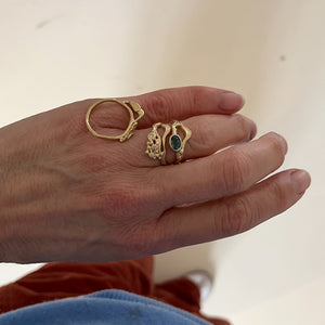 Veiltale indicolite Ring